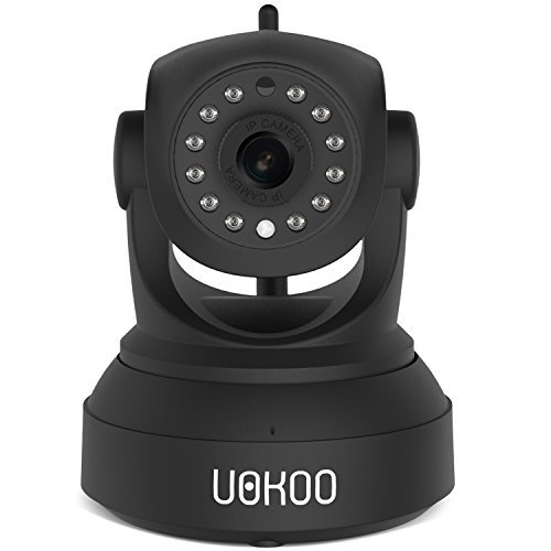 Wireless Camera, UOKOO 720P IP Dome Camera Internet Surveillance Camera Built-in Microphone with 2-Way Audio P2P Onvif Baby Monitor Nanny Cam, Night Vision Security Camera