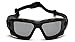 Pyramex Safety Pyramex I-Force Slim Safety Goggle, Black Frame/Gray Anti-Fog Lens