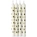 Wilton Gold Dot Birthday Candles, Wax, Multicoloured, 1.6 x 7.32 x 12.7 cm