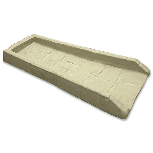 Vigoro Splash Block for Gutter Downspouts (Direct Water Away From Foundation and Prevent Soil Erosion From Water Runoff) 24 Inches Long, Package of 12 Splash Guards