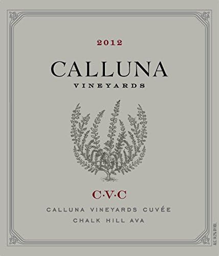 2012 Calluna Vineyards Cuvee Red Wine 750ml