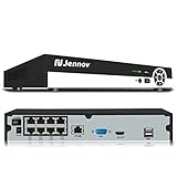 Jennov 8 Channel H.264 960H Digital Video Recorder DVR For Security Surveillance Camera System Mobile Phone Remote View With Free HDMI Cable