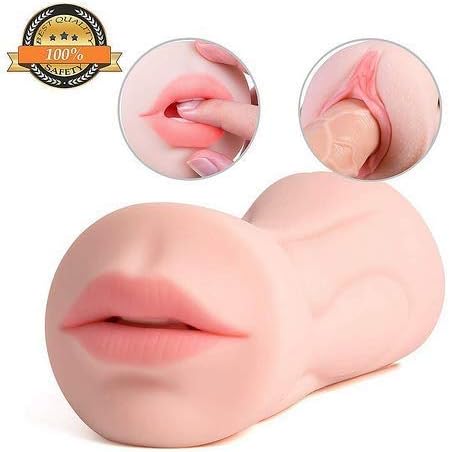 Ma-le Må-stūr-abåtión tøys C-u-p with Reali-stic Double Ma-ssa-ge śti-mū-låtion tøys, Men Måssag-ing C-ū-p T-o-y-ś Silicone, ś-e-x T-ó-y-ś4 For Men