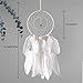 OFNMY Handmade Feathers Dream Catcher Pink Kids 6.3