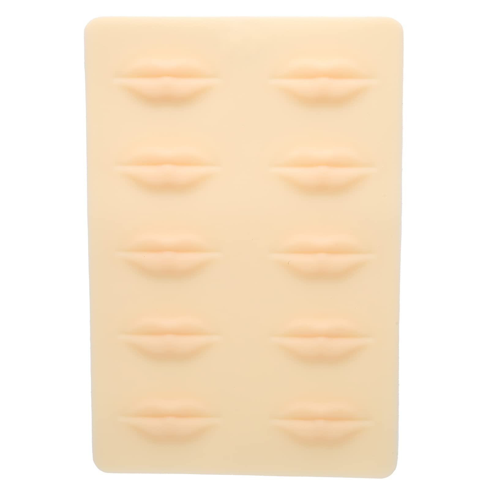 Tattoo Practice Lips, Artificial Skin, Silicone Material, 4D for Beginners, Permanent Makeup False Practice Skin