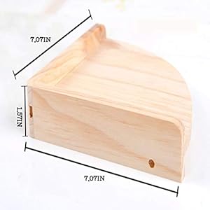 MQUPIN - Trespolo in legno per uccelli piccoli, per parrocchetti, cocorite, pappagallini, adatta anche per criceti… - immagine 7