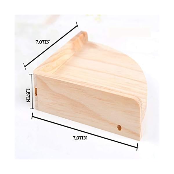 MQUPIN - Trespolo in legno per uccelli piccoli, per parrocchetti, cocorite, pappagallini, adatta anche per criceti…