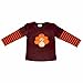 Unique Baby Unisex Layered Thanksgiving Turkey Shirt