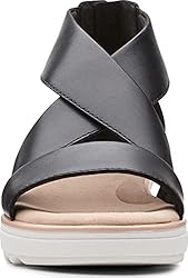 Clarks Women's Jillian Rise Wedge Sandal, Black