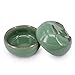 ZHAMS Kungfu Teacup,Chinese Long-Quan Celadon Teacup,Tea Set, Set of 4