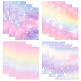 BIOBROWN Wrapping Paper Sheet - Ombre Starry Sky