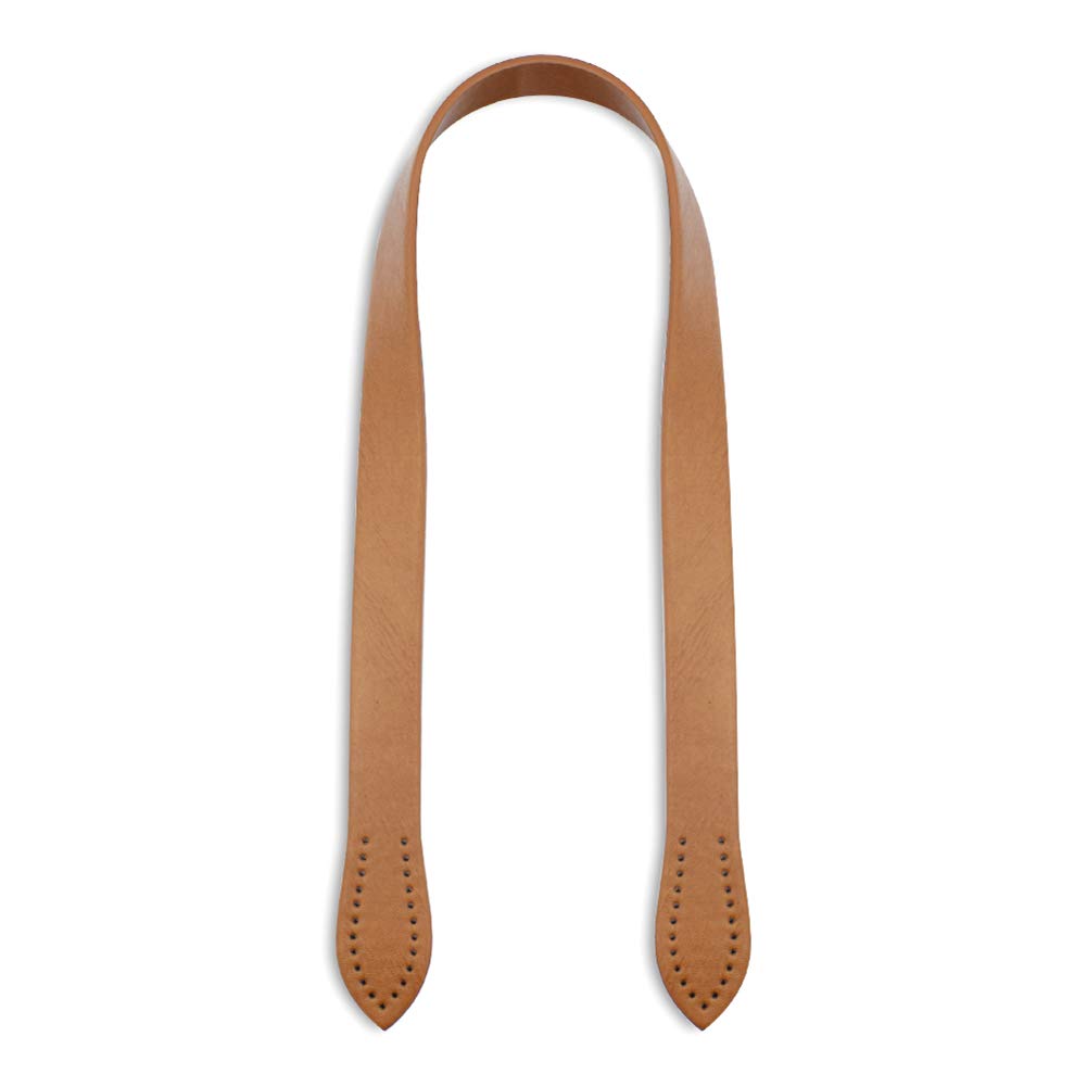 Asudaro Carry Strap, Set of 2 PU Leather Bag Handles, 60 cm, Women's Evening Bag, Bag Hanger, Handbag Handbag, Replacement Strap, Shoulder Strap, Carry Handles, Bag Accessories, Handbag Handles, Camel