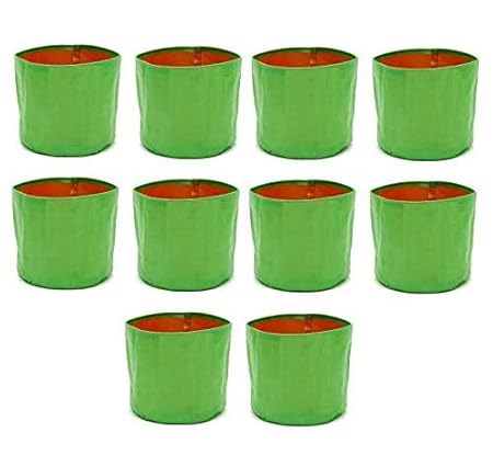 COIR GARDEN Plastic Grow Bag, Pack of 10
