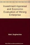 Image de Invmt Appraisal & Econ Evaluation of Mining Enterpris