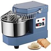 8Qt Commercial Food Mixer, 450W Dual Rotating Dough Kneading Machine with Food-grade Stainless Steel Bowl, Security Shield & 