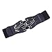 Black Vinatge Belts for Women Elastic Waist Belt Size M CL0415-1