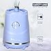 MYONAZ Portable Blender 120V Electric Power Mixer with Travel Sport Bottle & Lid 600ML Blender for Smoothies and Shakes (Blue)