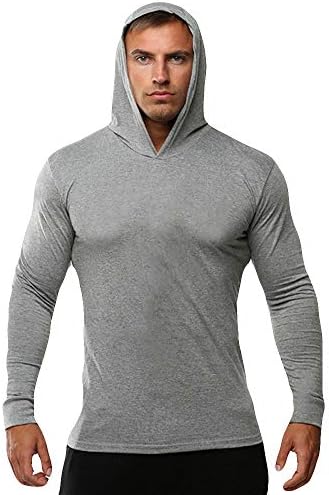 Big Promotion Caopixx Sweatshirt for Men 2018 Men's Compression Hoodies Sport Training T-Shirt Long Sleeve Hooded Pullover