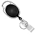 EVINIS Premium Retractable Carabiner Badge Reels with Key Ring and Badge Strap (Pack of 10) (Assorted Colors)