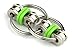 Tom's Fidgets Original Flippy Chain Fidget Toy - Perfect for ADHD, Anxiety, and Autism - Bike Chain Fidget Stress Reducer for Adults and Kids (1, Green)