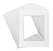 Golden State Art, Acid Free, Pack of 25 11x14 White Picture Mats Mattes with White Core Bevel Cut for 8x10 Photo