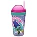 Zak Designs Trolls ZakSnak All-In-One Drink Tumbler + Snack Container For Toddlers – Spill-proof 4oz Snack Container Screws Securely Onto 10oz Tumbler With Accessible Straw, Trolls Movie