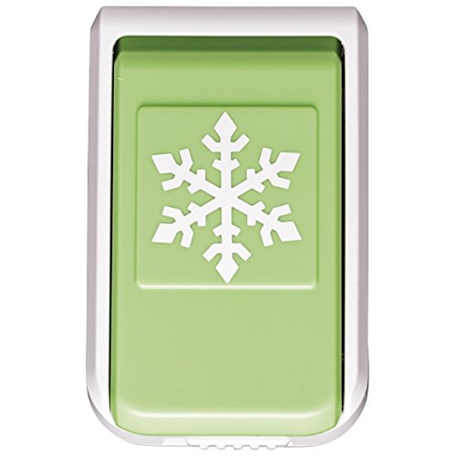 Punch, crystal ornament, motif size: diameter 4.5 cm, motif hole punch for paper, card and toppers, Christmas cards and decoration for Christmas, Advent, snow, winter, scrapbooking, DIY, crafts.
