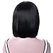 Junbeauty Synthetic Hair Wigs Bob Hair Wigs Middle Part Synthetic Full Wigs For Women(1#)