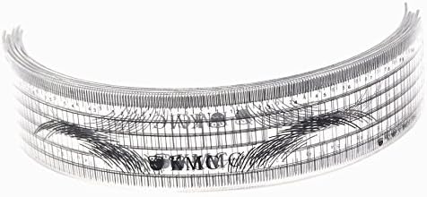 MYBEAUTYMAX 11cm U-type Plastic Tattoo Stencils Permanent Makeup Eyebrow Ruler Tattoo Cosmetic Shaping Tool For The Beginers