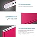POWERADD Pilot 2GS 10000mAh Portable Charger, Dual USB Ports Power Bank 3.4A High-Speed Charge Compatible for iPhone Xs, XR,X, 8, 7 Plus, iPad, Samsung Galaxy and More - Red