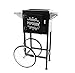 Paramount 6oz Popcorn Maker Machine & Cart - New Upgraded Feature-Rich 6 oz Hot Oil Popper [Color: Black]