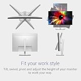Dell U2724D UltraSharp 27 Inch QHD 1440p 120Hz IPS Black USB-C Monitor Silver view 10