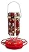 Hummer's Galore Hummingbird Feeder, UV Resistant Hummingbird feeders for Outdoors Hanging, 16 oz, Glass Vine Design