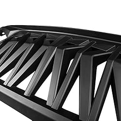 Allinoneparts Matte Black Front Grill, Shark Grille