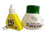 Elv Raiz de Tejocote Root Original Weight Loss Supplement from ELV, with Eau Kalin Alkaline Water Drops Combination 2 Pack
