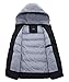 ZSHOW Women's Winter Padded Vest Removable Hooded Outwear Jacket