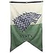 Game of Thrones Stark Family Banner-Small GoT Logo, 30"X50"