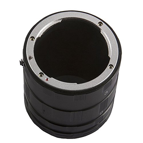 Mcoplus Manual Macro Extension Tube Metal Adapter Set for Nikon DSLR Cameras