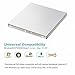 GEEKLIN External CD DVD Drive,USB 3.0 Slim Protable External CD-RW Drive DVD-RW Burner Writer Player for Laptop Desktops Windows Mac OSX