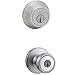 Kwikset 695T 26D CP Double Cylinder Deadbolt Combo Pack with Tylo Entry Knob in Satin Chrome