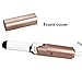VAV 2 In 1 Mini Travel Hair Straightener And Curler Ceramic Tourmaline Coated Barrel Flat Iron Dual Voltage Rose Gold