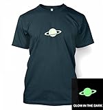Saturn Small Glow In The Dark T-shirt - Blue Dusk Large (42/44")