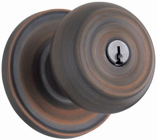 WEISER LOCK GA531 P11P SMTK4 MS 6LR1 Phoenix Entry Knob, Bronze