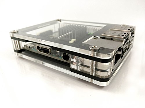 Zebra Black Ice Case for the ASUS Tinker Board by C4Labs