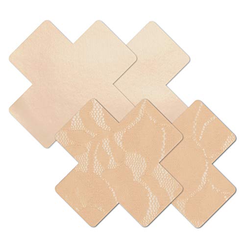 Nippies Women's Waterproof Adhesive Fabric Nipple Cover Pasties