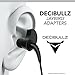 Decibullz - Custom Molded Adapters for Jaybird Freedom F5 and Jaybird Freedom 2 Earphones, for Your Freedom (Black)