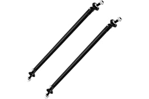 GAOLAOSY 2PCS 8"-11" Adjustable Splitter Strut Rods, Automotive Front Bumper Lip Support Bars, Universal Car Bumper Splitter Diffuser Strut Rods, Compatible with Most Vehicles (Black)