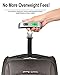 HotLife Digital Hanging Scale with Backlit for Luggage and Portable Scale for Travel, Suitcase Weight Scale with Rubber Paint, Auto-Off Function, 110 Pounds Maximum, Battery Included