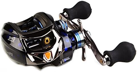 Fertile Fishing Baitcasting Fishing Reel Super Smooth Baitcaster with Oversized Handle Good Match Any Baitcasting Rod Right Handed