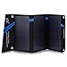 Solar Charger,PowerGreen 21W Folding Solar Panel Charger with Dual USB Ports for All 5V Digital Cell Phones,Emergency Camping&Hiking(Blue)